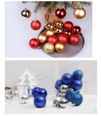 Christmas Tree Decoration Ball Ornaments Hang Shiny Bauble Ball