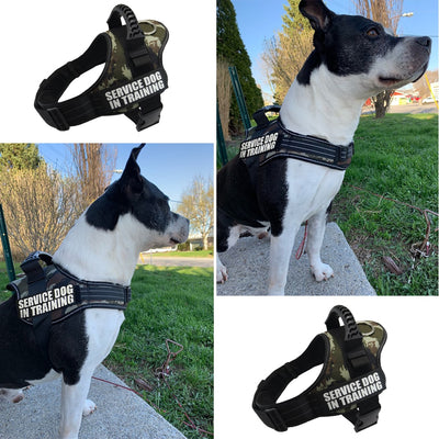 K9 Harness For Dogs Reflective Adjustable Pet Dog Harnesses Vest Dog Collar For Husky