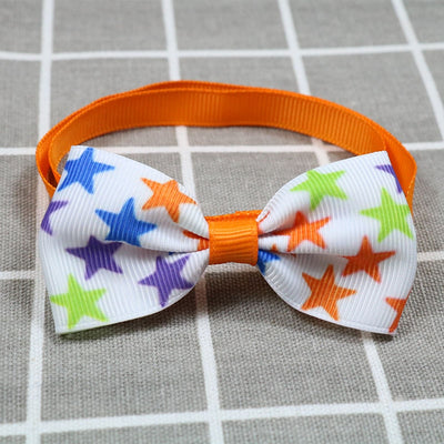 Pet-Dog-Accessories Bowties-Collar Puppy-Cat-Ties Stripes Petgrooming-Supplies 100pcs