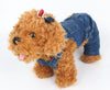 Pipifren Jeans Overalls Jumpsuit Costume Pets Dog Pjs Dogs Yorkshire for Coat Outfit