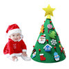 OurWarm 3D DIY Felt Toddler Christmas Tree New Year Kids Gifts Toys Artificial Tree Xmas