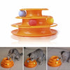 Pet-Toy Pets Intelligence Cat Funny Green Orange Balls Top-Quality Triple-Play-Disc