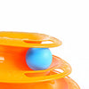 Pet-Toy Pets Intelligence Cat Funny Green Orange Balls Top-Quality Triple-Play-Disc