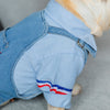 Dog Jeans Overalls Bulldogs Dungarees Suitable-For French MPK Pugs