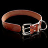 Genuine Leather Dog Collars Real Leather Pet Collar For Dogs Training Walking