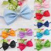 Pet-Grooming-Accessories Bowtie Dog Adjustable Mix-Colors Rabbit 100pcs/Lot Polyester