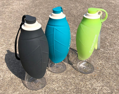 Mysudui Dog-Bowl-Feeder-Tray Travel-Dispenser Water-Bottle Expandable Drink Silicone