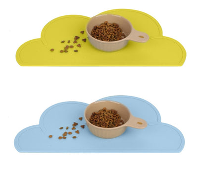 Pad Placemat Feeding-Mat Washing-Bowl Pet-Dog Food Easy Waterproof Silicone for Pet-Supplies