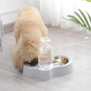 Automatic Dog Feeder Drinker Stainless Steel Dual-use Dog Bowl Pet Water Dispenser