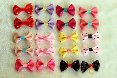 Grooming-Accessories Bows Pet-Supplies Hair Rubber-Bands Pet-Dog Handmade Cheap Cut 80pcs