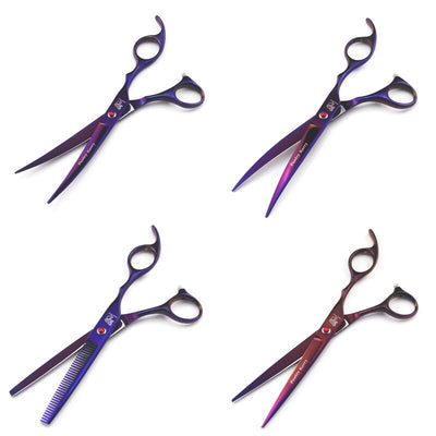 Professional Pet-Scissors Grooming-Set Thinning for Dog Straight 4pcs/Set 7inch