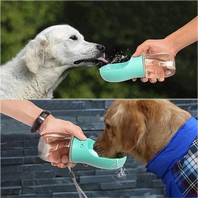 Portable Drinking-Bowl Water-Dispenser-Feeder Bulldog Water-Bottle Dogs Travel Small