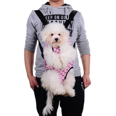 Outdoor-Backpack-Bag Front-Carrier Puppy-Carry Pet-Dog Cat New-Fashion with Cute Bowknot-Pattern