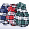 Coat Shirts Puppy Kitten-Outfits Cats Plaid Small Fashion Summer Pet-Dog for Clothing