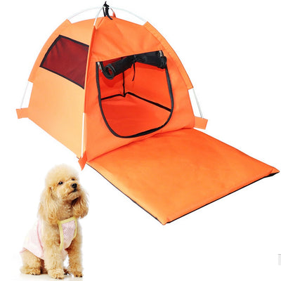 Pet-Tent Puppy Kennel House Outdoor Foldable Small Dog