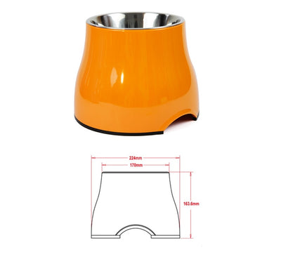 CAWAYI KENNEL Dog Feeder Drinking Bowls for Dogs Pet Food Bowl