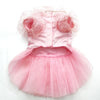 Skirt Dresses Tutu Puppy Princess Party-Apparel Pet-Dog Lace Bow Cat Big 5-Sizes 4-Colours