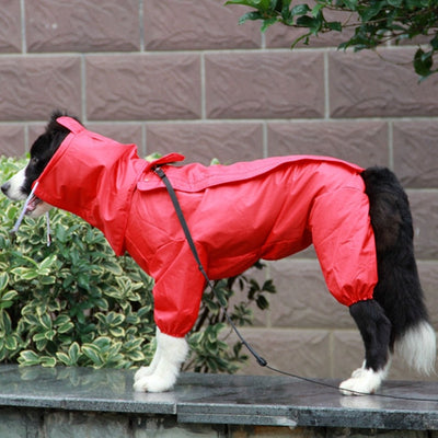 Cloak Jumpsuit Hooded Rain-Coat Labrador Pet-Large Big Dogs Waterproof Golden-Retriever