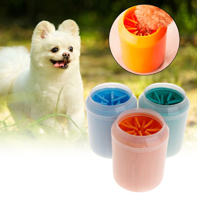 Soft-Brush-Cup Foot Washer Pet-Paw-Cleaner Cleaning-Dirty Dog Fast-Washing-Device