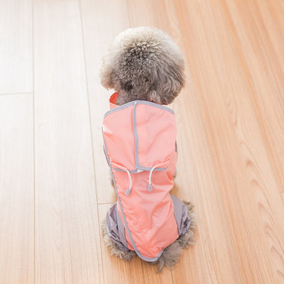 Hipidog Overall-Clothes Raincoat Waterproof Puppy Dogs Slicker for Small Yorkshire Pet-Dog