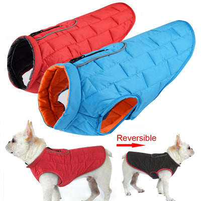 Clothing Dog-Coat-Jacket French Bulldog Waterproof Winter Dogs Pug Small Chihuahua Large