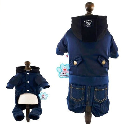 Jumpsuit Pets-Clothing Cachorro-Clothes Dogs Small Winter Warm for 2-Color XS XL Pet-Outfit