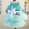 Dresses Tutu Poodle-Clothes Pet-Dog Dogs Small Autumn Spring for Bowknot Teddy Cat