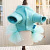 Dresses Tutu Poodle-Clothes Pet-Dog Dogs Small Autumn Spring for Bowknot Teddy Cat