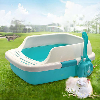 Bedpan Toilet Cat-Litter-Box Sandbox Anti-Splash-Toilette Dog-Tray Puppy-Cat Plastic