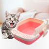 Bedpan Toilet Cat-Litter-Box Sandbox Anti-Splash-Toilette Dog-Tray Puppy-Cat Plastic