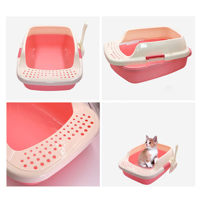 Bedpan Toilet Cat-Litter-Box Sandbox Anti-Splash-Toilette Dog-Tray Puppy-Cat Plastic