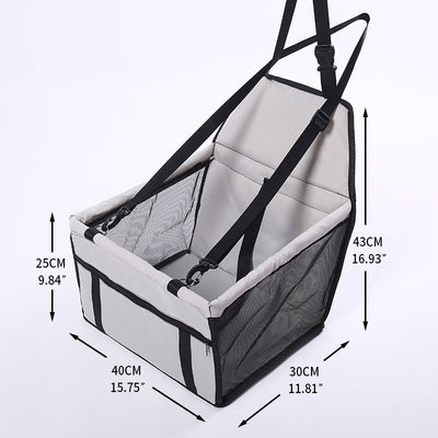 CAWAYI KENNEL Travel Dog Car Seat Cover Folding Hammock Pet Carriers Bag Carrying