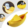 Banana Dog Bed House for Puppy Dog Cozy Puppy Kennel Warm Pet Basket Mat Beds