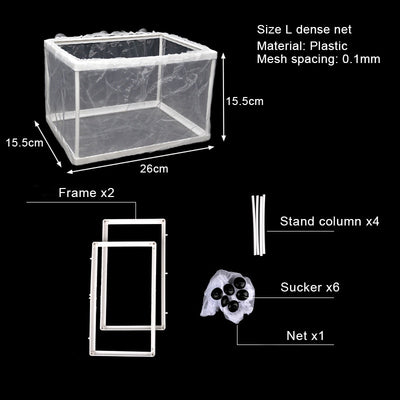 Breeder-Box Aquarium-Accessory-Supplies Isolation-Net Hanging Fish-Tank Baby