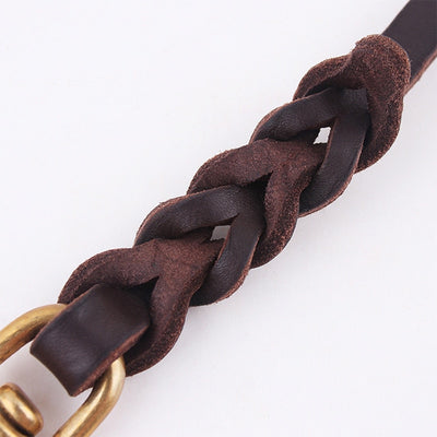 Lead Leash Puppy-Collar Pet-Dog Dogs Strong Genuine-Leather High-Quality Luxury Large