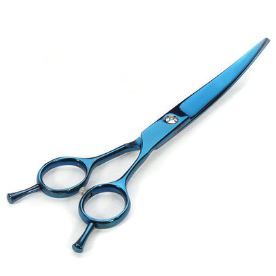 Pet-Grooming-Scissors Hair-Cutting Groomer Curved-Shears Professional Dog 7inch