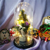Christmas tree led Ornaments Decoration for Home Mini LED Lanterns Lamp lights DIY Miniature Christmas