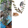 Parrot Swing Rope-Net Ladder-Toys Pet-Bird Hanging with Buckles Bites Climb Cockatiel