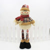 Home-Decoration-Accessories Figures Snowman Christmas-Dolls Retractable-Stand Office