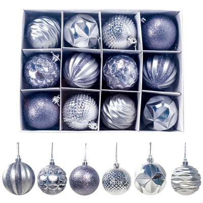 Christmas-Tree-Decor Ornament Gift Xmas Party Bauble Home 12PCS Ball