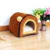 Bed-House Kennel Nest Puppy Cave Bow-Design Fleece Warm Small Winter Medium For Dog Lovely