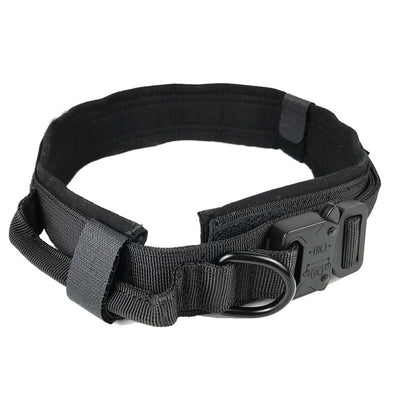 Pet-Products Control-Handle Dog-Collar Nylon Adjustable Military Tactical Training