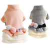 Coat Dress Poodle-Clothes Puppy Winter Small-Pet Autumn For Dogs with Letter Bowknot