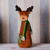 Christmas Dolls Ornament Snowman-Elk-Toys Xmas-Figurines Retractable Santa-Claus