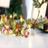 Navidad Led-Light Pine-Cone Christmas-Decorations Led-Copper-Wire Noel.-Q Natal Home