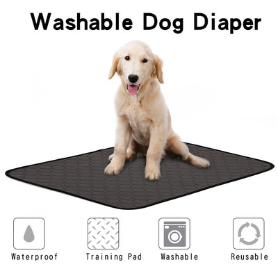 Doglemi Washable Pet Dog Pee Pads Mat Waterproof Puppy Training Pad Reusable Dog