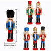 Ourwarm Hanging-Pendant Soldiers-Band-Doll Nutcracker Desktop-Decoration Wooden Xmas-Tree