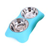 CAWAYI KENNEL Dog Feeder Drinking Bowls for dogs Pet Food Bowl comedero perro miska