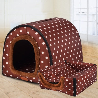 Kennel-Mat Dog-House Pet-Puppy Foldable Warm Bed New Print for Top-Quality