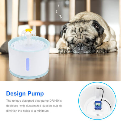 Water-Fountain Drinker Dog-Drinking-Fountain-Dispenser Mute-Water-Feeder Electric Automatic